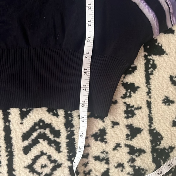 MARNI: Butterfly-Sleeve Striped Knit Pullover Sweater - Picture 5 of 6